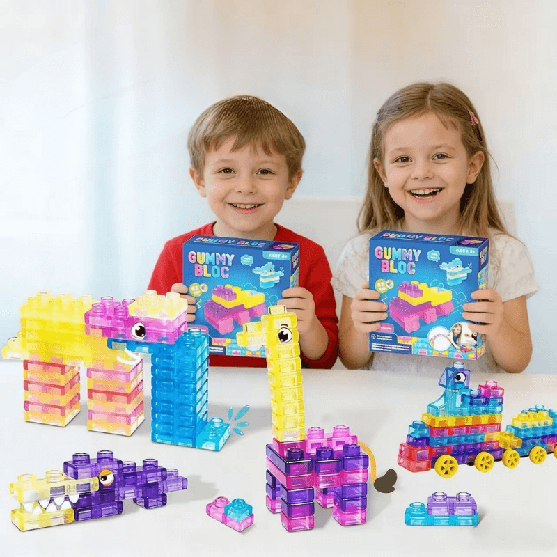 SensoKlocki™ – Elastyczne Klocki Sensoryczne Montessori