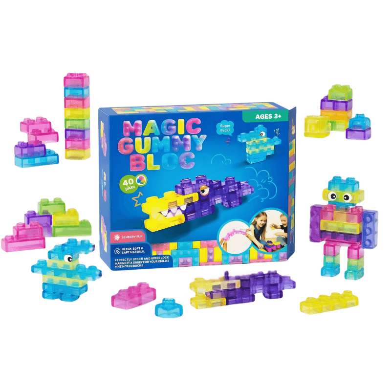 SensoKlocki™ – Elastyczne Klocki Sensoryczne Montessori